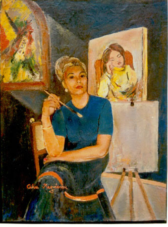 Cella Negoiescu — Autoportret